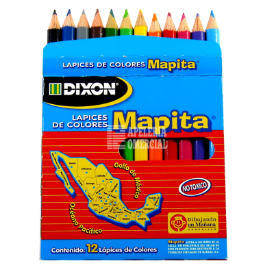 COLORES DE MADERA C/12 CORTOS MAPITA